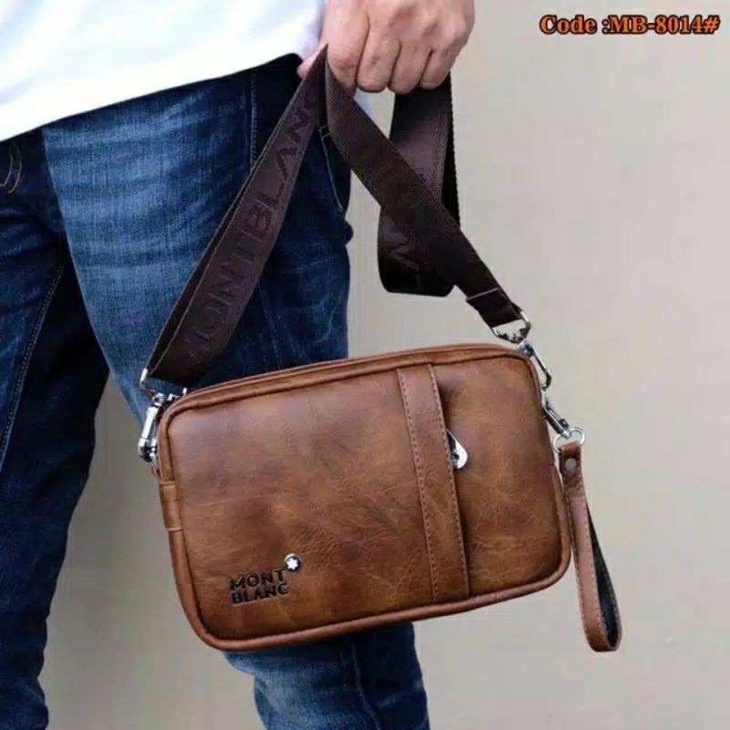 SLINGBAG MB 7314 clutch pria MULTIFUNGSI  bisa selempang import