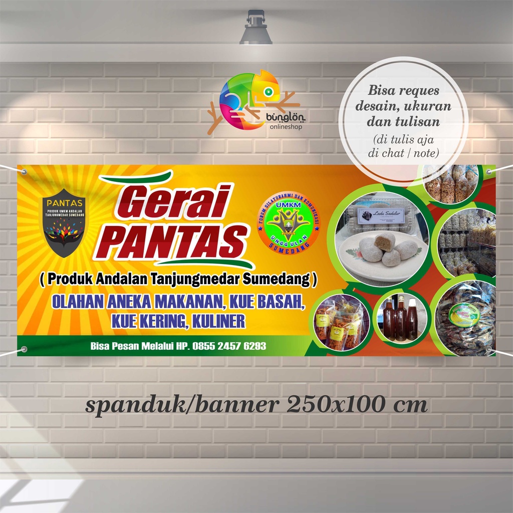 Spanduk Banner Toko Aneka Makanan UMKM