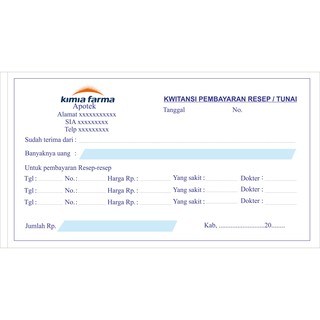 Kwitansi Custom Dokter Apotek Usaha Shopee Indonesia Kwitansi Custom Dokter Apotek Usaha Shopee Indonesia