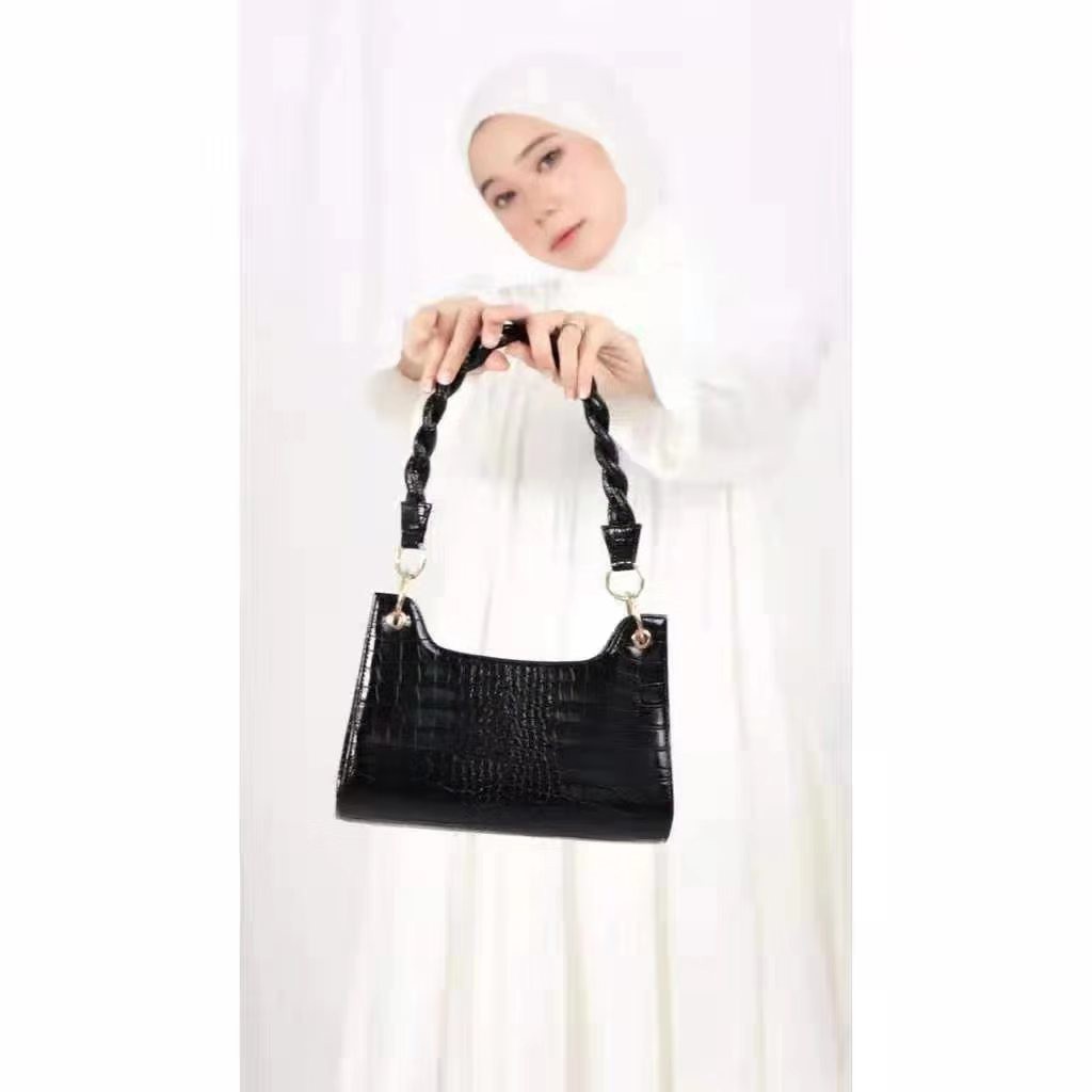 TAS TOTE WANITA SABI4 CROCO IMPORT #008