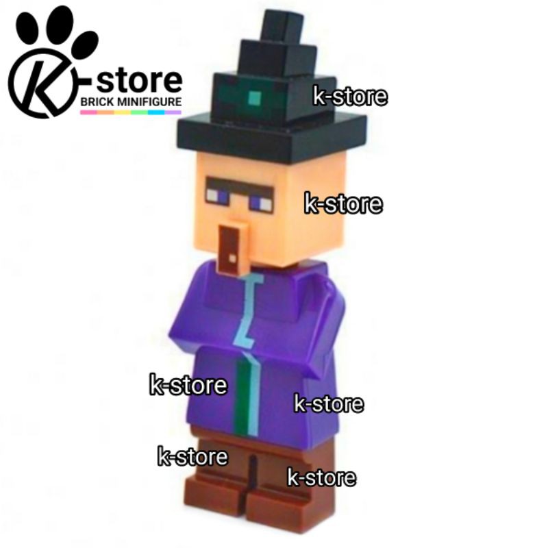 lego minecraft mine craft witch brick minifigure