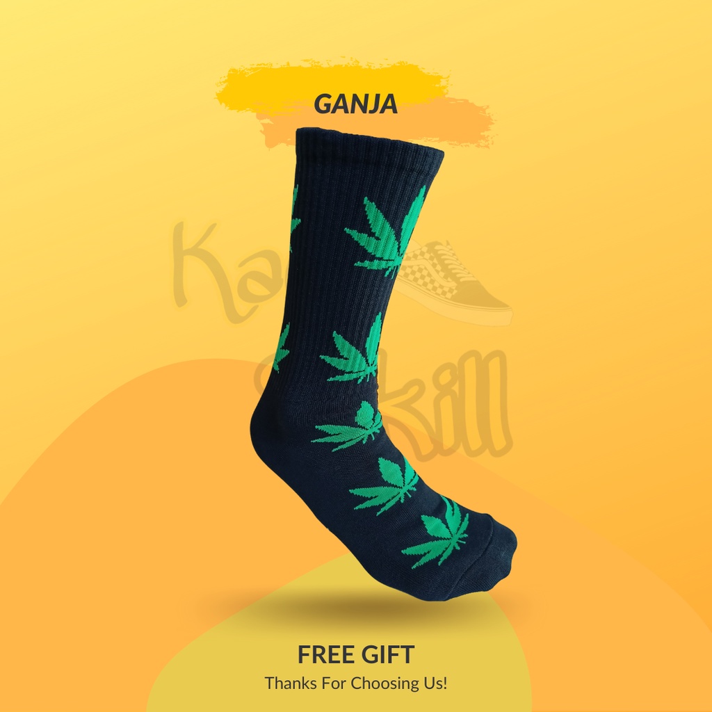Kaos Kaki Oldschool Ganja