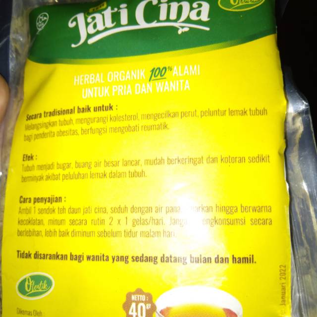 

Teh jati cina