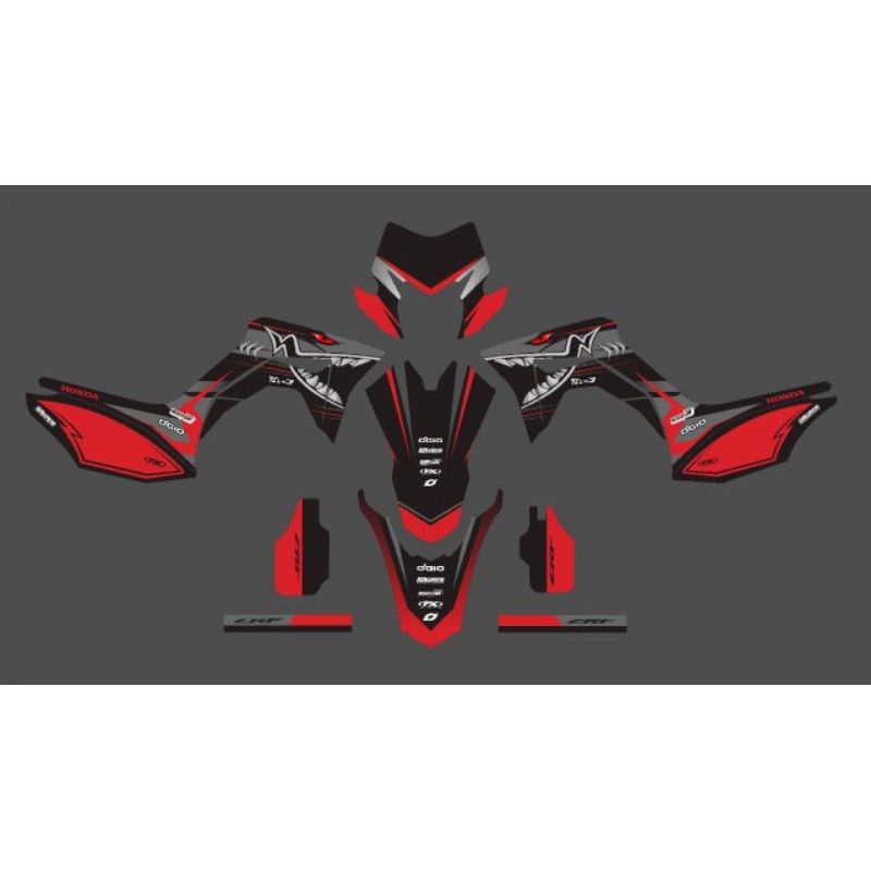Stiker Decal Crf / Striping Decal Crf 150 / Decal Crf 150 / Stiker Printing Decal Crf 150