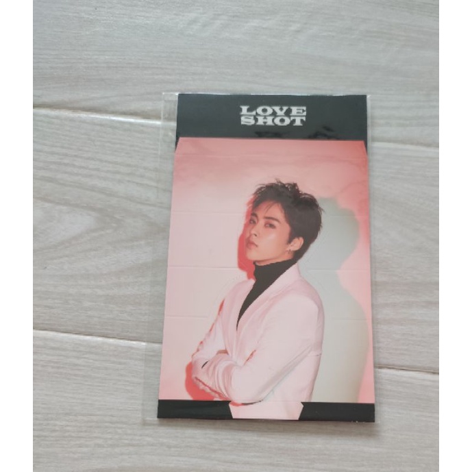 EXO Xiumin Minseok Standee holo Love Shot no pc photocard