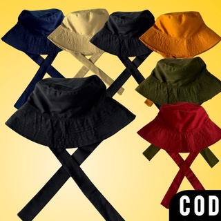 Topi Wide Bucket Hat Tali Fashion Korean Style Wanita Pria Pantai Outdoor Viral