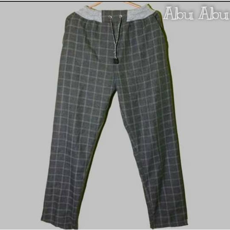 KEREN BANGET CELANA PANJANG TARTAN KOTAK&quot; MODEL CHINOS KOREAN STYLE SIZE 27 28 29 30 31 32 33