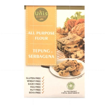 Unis Gluten Free All Purpose Flour 500gr Tepung Instan Serbaguna Premiks