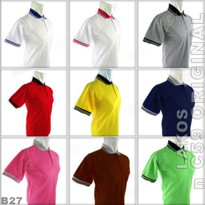 n C59 Original K2 0 Kaos Polo Shirt Pria Lakos Polos Kombinasi