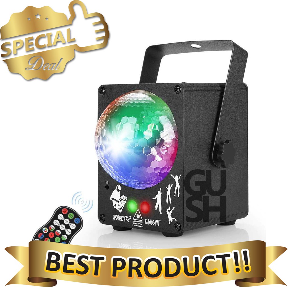Lampu Disco LED RGB - Proyektor Laser LED Lampu Disco 60 Patterns