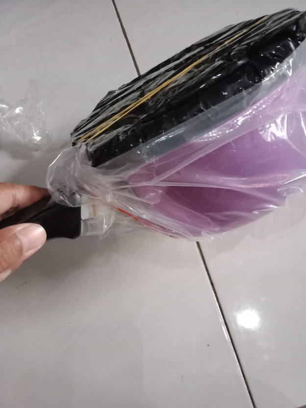 Maspion Panci New Primero Single Handle Tutup Kaca 16 Cm Ungu - Aluminium