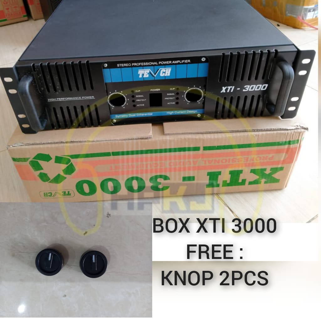 Box XTI 3000 XTI-3000 XTI3000 2 CH 2 CHANLE 2CH box power amplifier