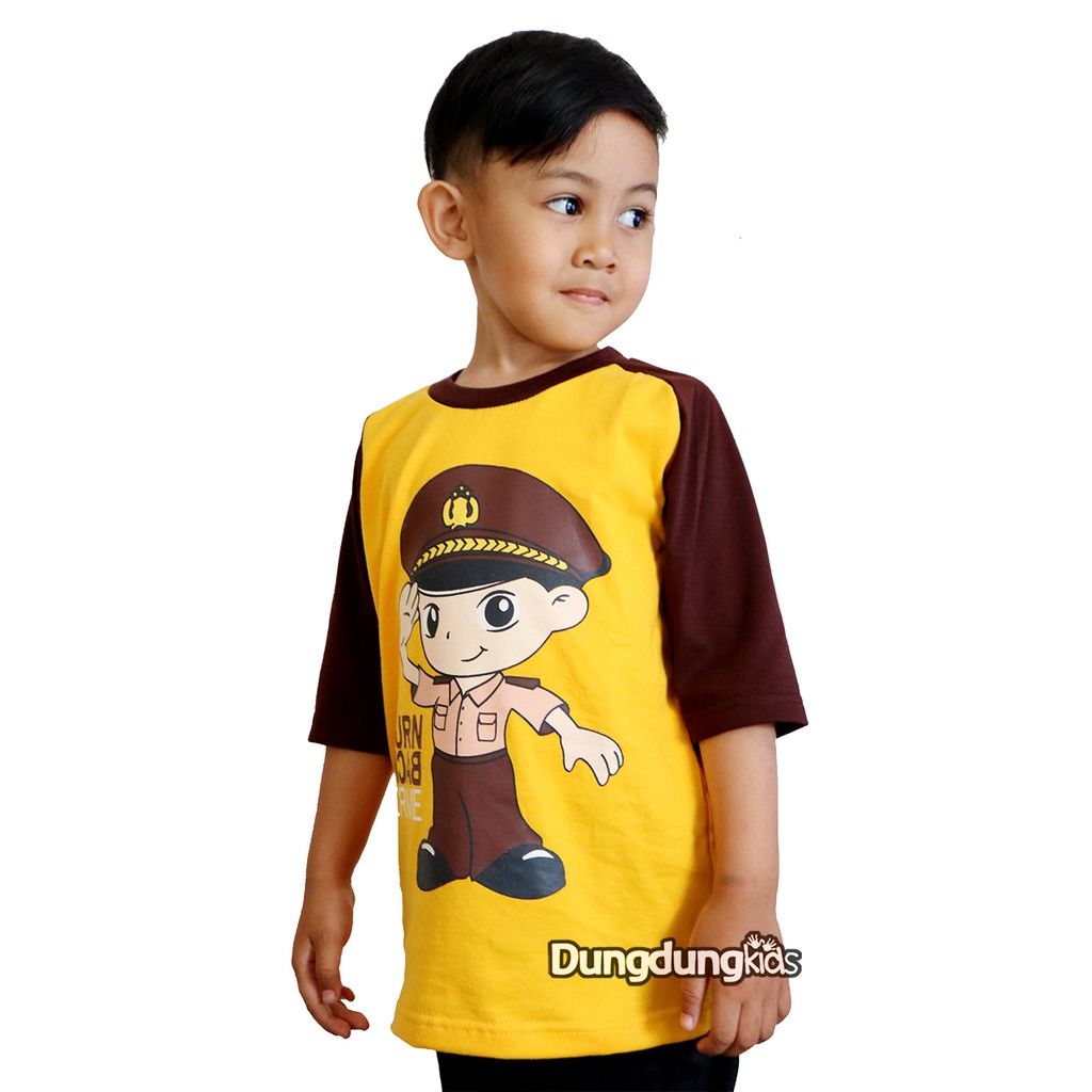 Baju Kaos Raglan Karakter Pakaian Anak Cowok Laki Laki Motif