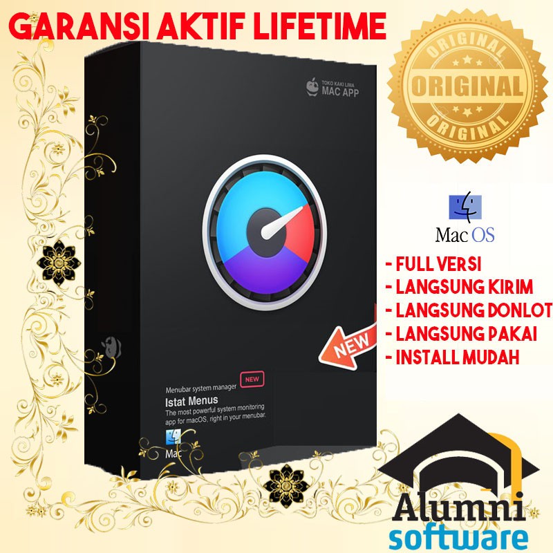 [FULL VERSION] iStat Menus Mac System Monitoring - GARANSI AKTIVASI