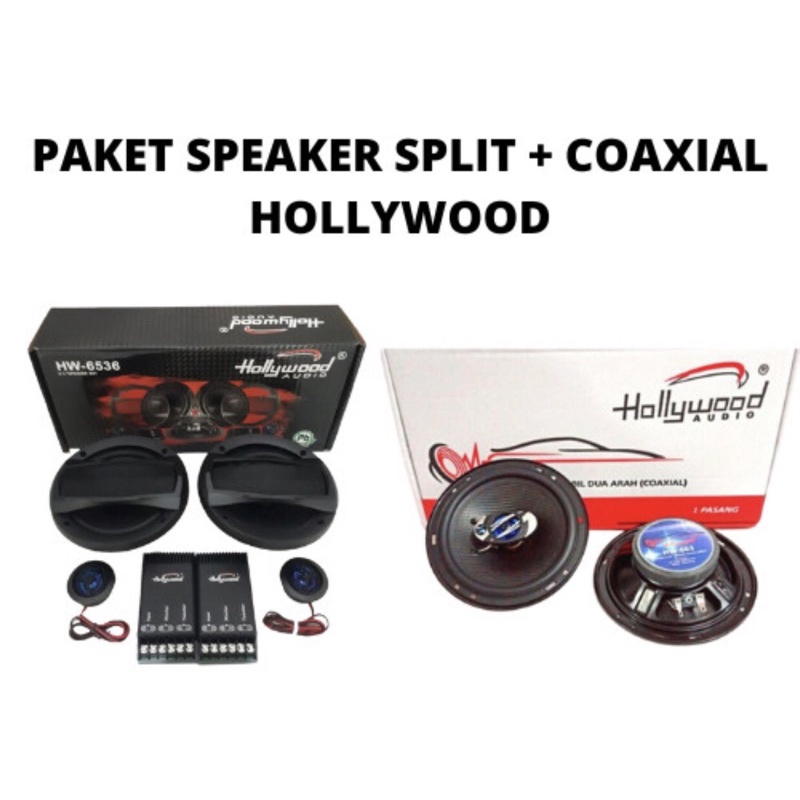 Paket speaker Hollywood 6inch