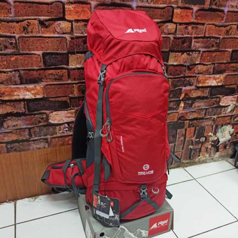 Tas Carrier Rei Caldera 60L + Raincover