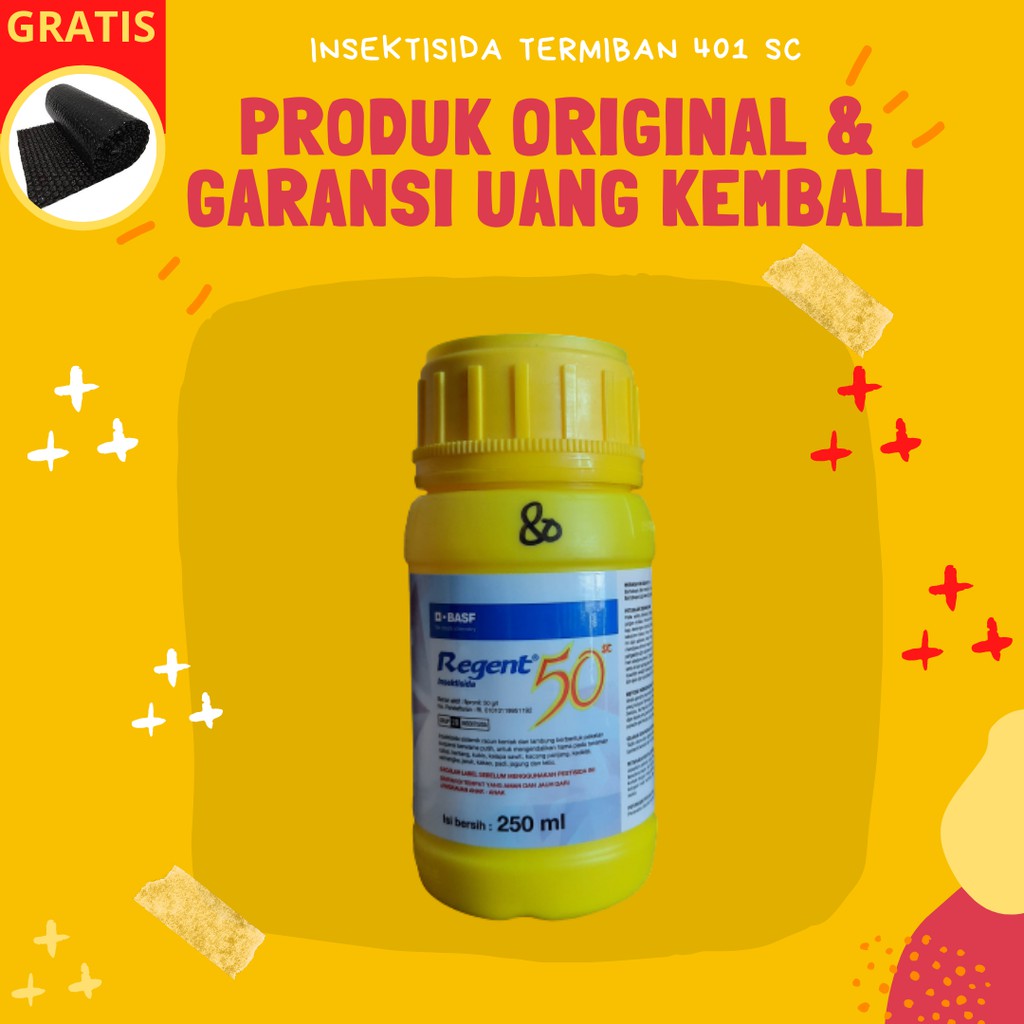 REGENT 50 SC 250 ml Insektisida Obat Racun Pembasmi Hama Ulat, Kutu, & Kupu Putih Pada Tanaman Padi