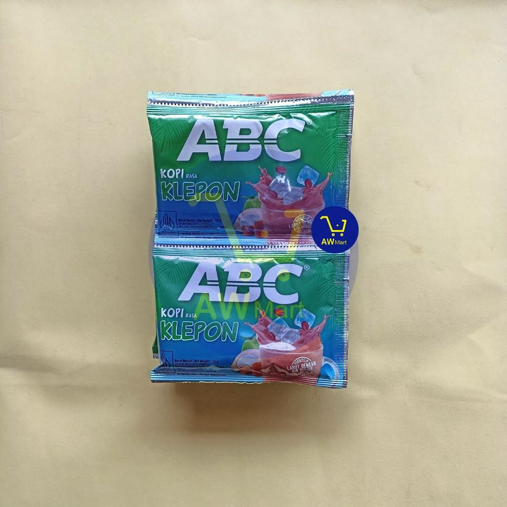 ABC KOPI RASA KLEPON RENCENG ISI ( 10 SACHET X 25 GRAM ) - KOPI ABC RENCENG RASA KLEPON ISI 10 SACHET X 25 GRAM