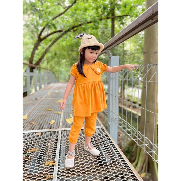 Set Daisy by Lucuna Setelan Anak Perempuan bahan Kaos mix warna 1-5 Tahun SMILEE