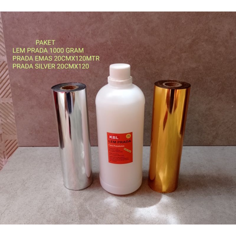 

PROMO lem prada emas 1000 grm + prada 20 cm x120 silver 20 cm x120
