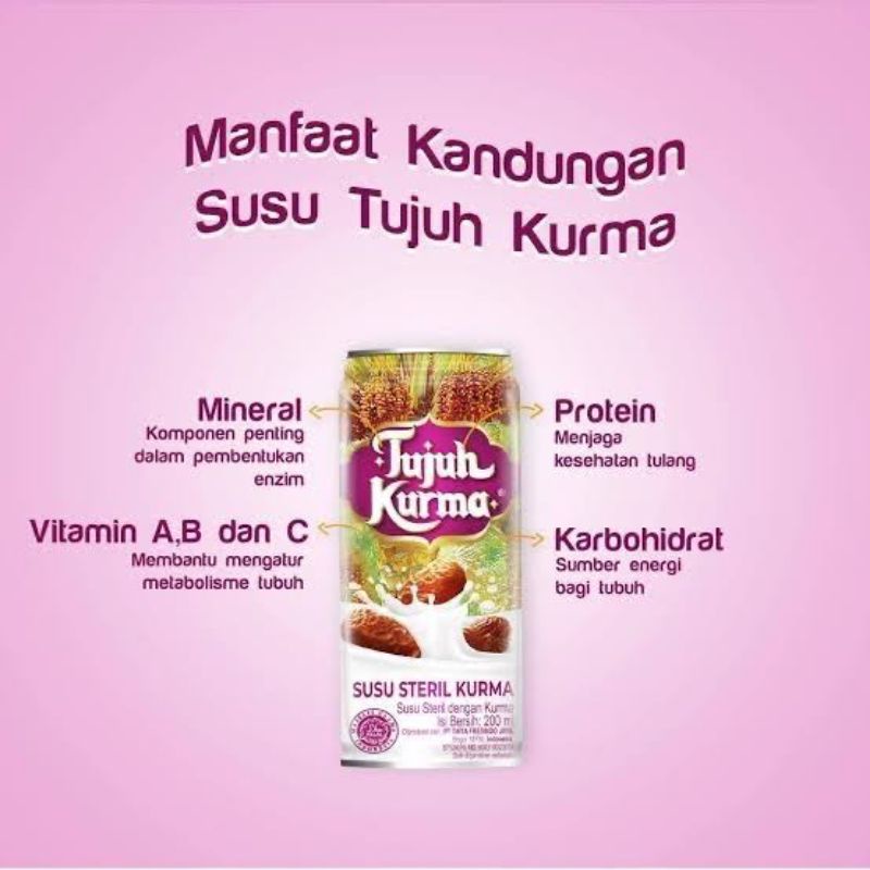 Susu Steril Tujuh Kurma 200ml