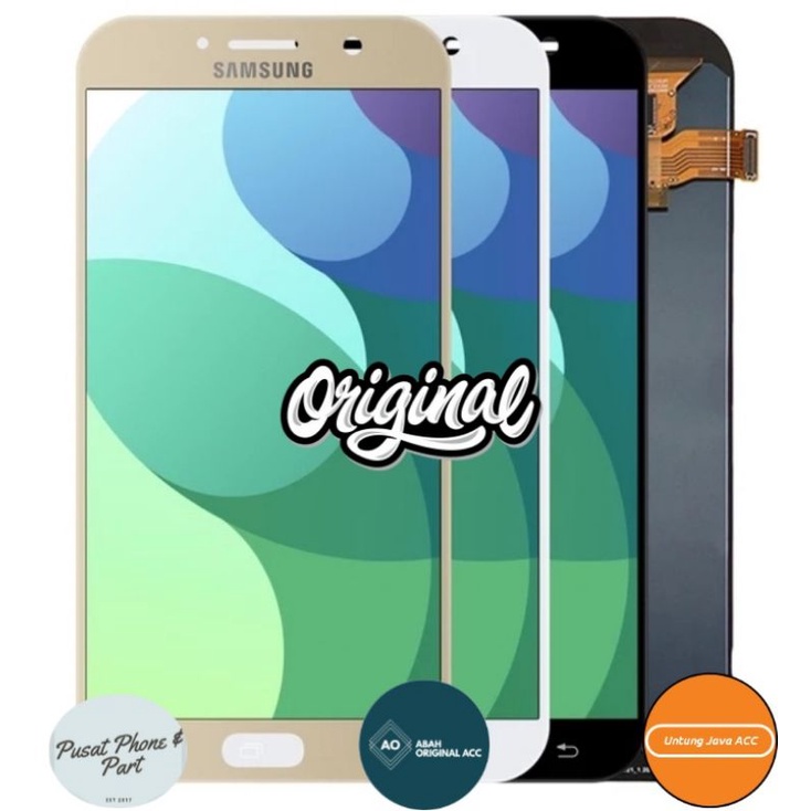 LCD TOUCHSCREEN SAMSUNG A720 A7 2017 SUPER AMOLED PRESISI 100% ORIGINAL
