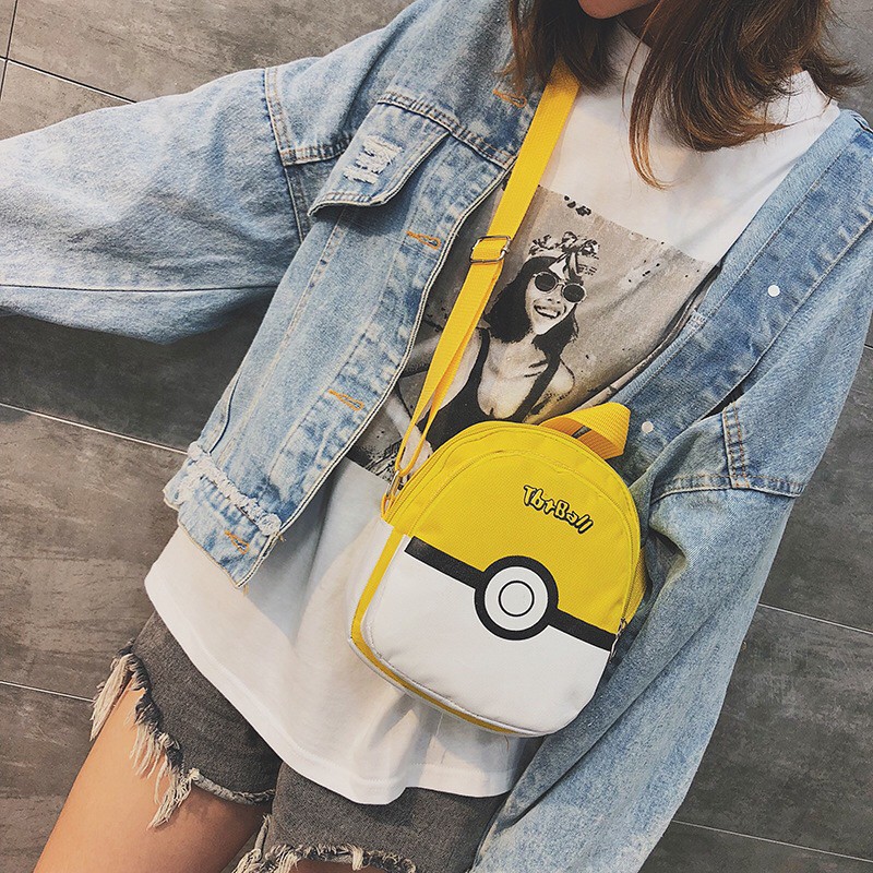 SEPADOO Tas Mini Selempang Pokeball Slingbag Fashion Wanita dan Anak