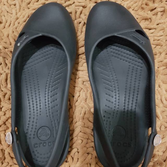 SALE Like New Sandal Karet Crocs KW Hitam