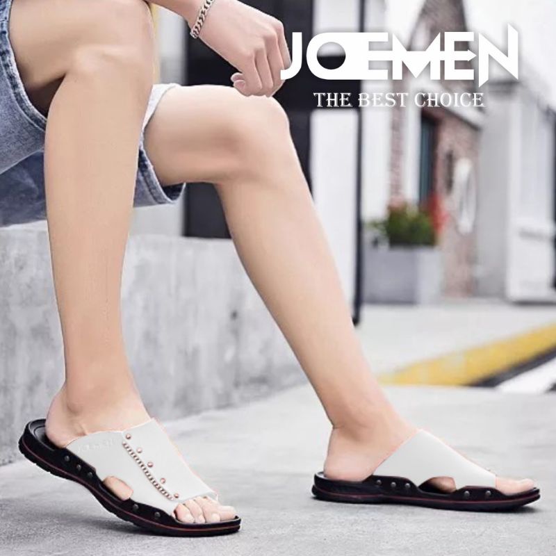 NEW ARRIVAL !!! SANDAL PRIA JOEMEN ORIGINAL/SANDAL SLOP FASHION/SANDAL KULIT PRIA