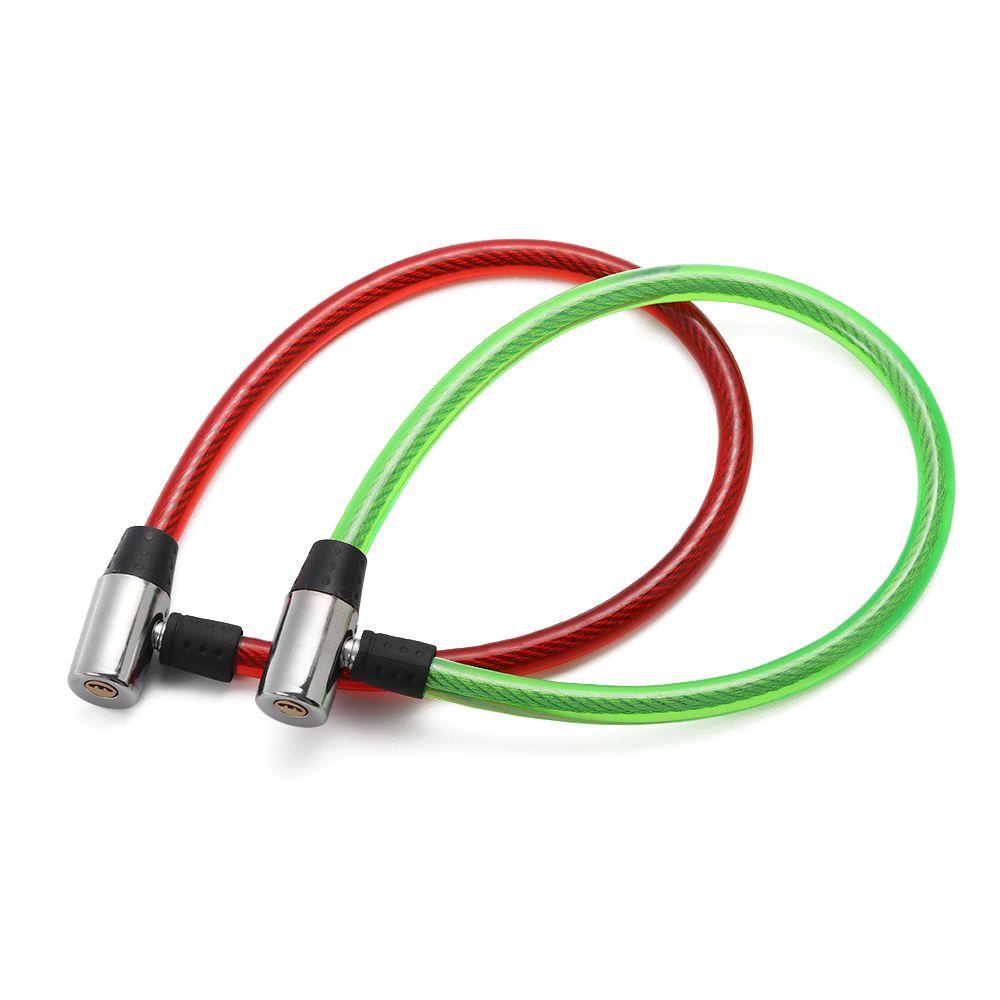 R-FLOWER Aksesoris Sepeda Rantai Baja Portabel Pengaman Kendaraan Kabel Anti Maling