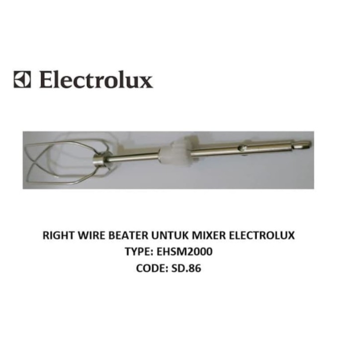 RIGHT WIRE BEATER UNTUK MIXER ELECTROLUX EHSM2000 SD.86