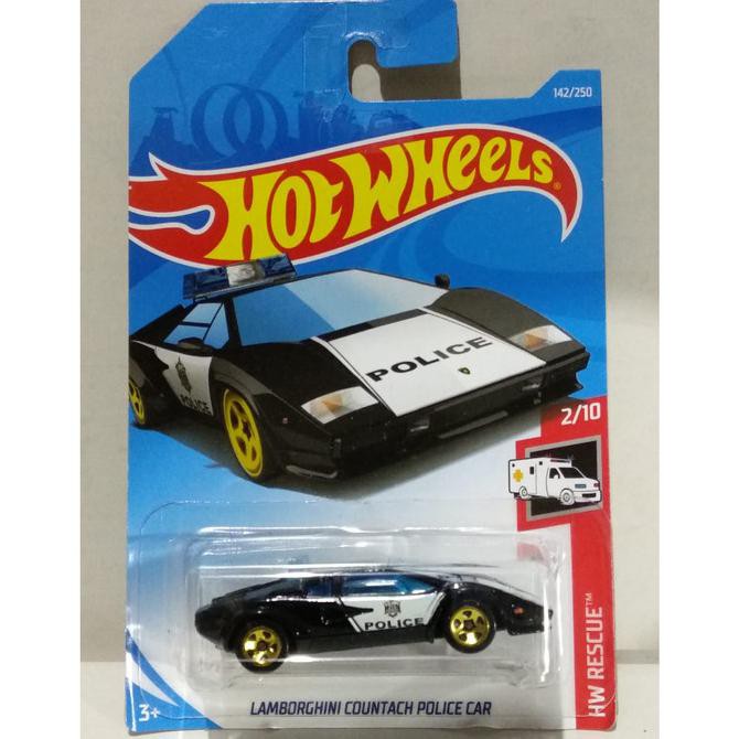 Silahkan Order] Hot Wheels Hotwheels - Lambo Countach Police Car
