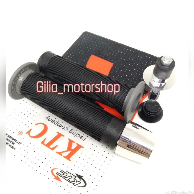 Handgrip Grip RCB Racing ORI HG66 &amp; HG55 +Jalu Stang Model Pcx Chrome Universal  Motor