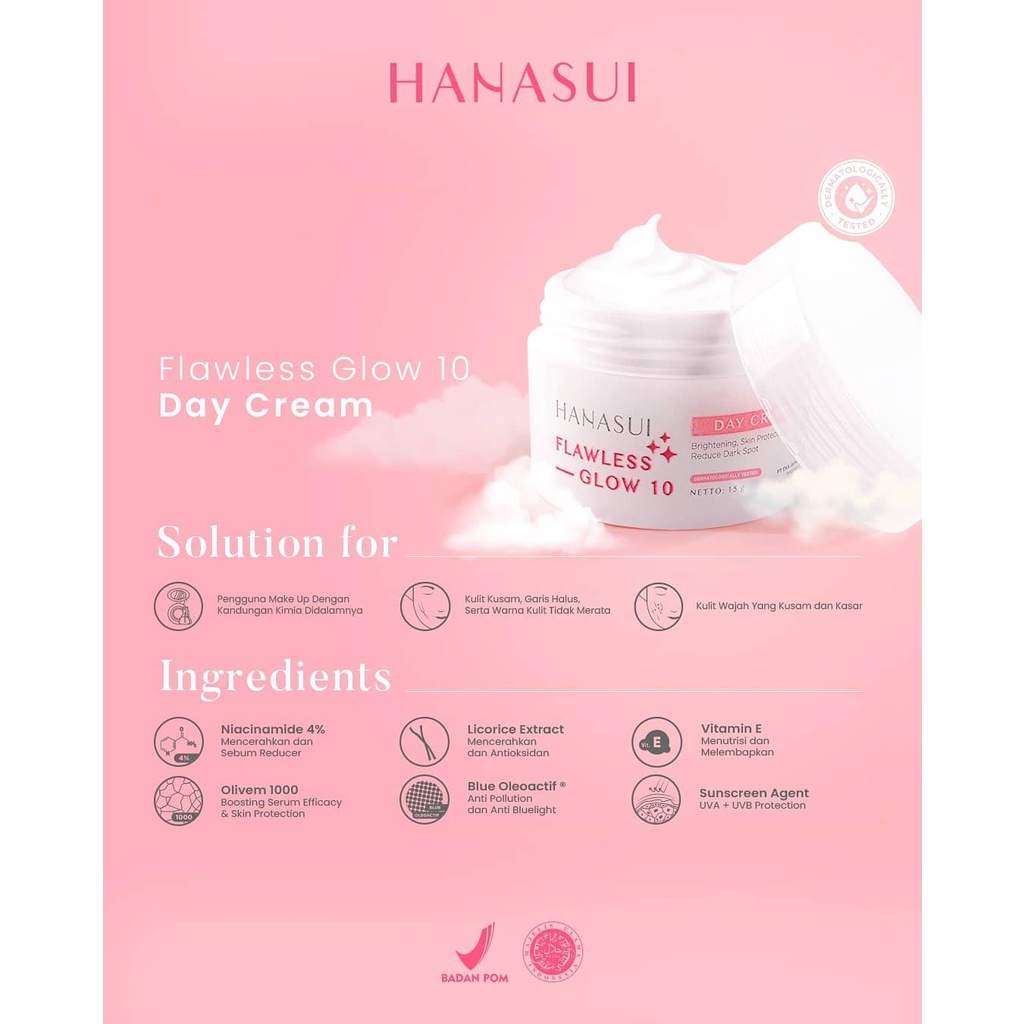 HANASUI FLAWLESS GLOW 10 SKINCARE SERIES