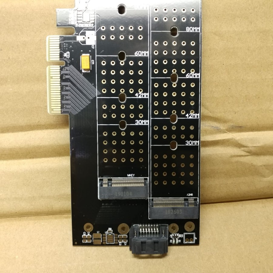 PCI Express Card M.2 NVME+NGFF M2 SATA Adapter