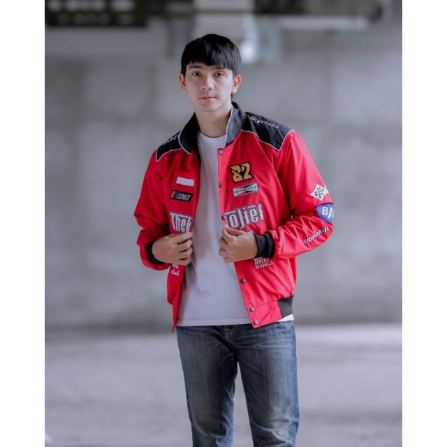 RvN JAKET PRIA RACING TAZLAN ORIGINAL THE BOJIEL