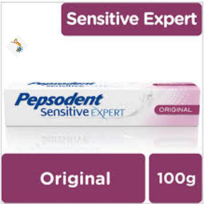 PEPSODENT SENSITIVE EXPERT ORIGINAL 100GR PINK ODOL PASTA GIGI 100 G~BERKUALITAS~