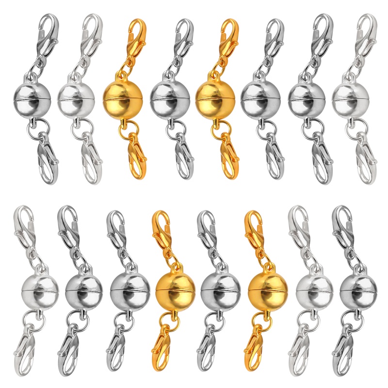 5pcs Kait Lobster Magnetik Untuk Kalung / Gelang