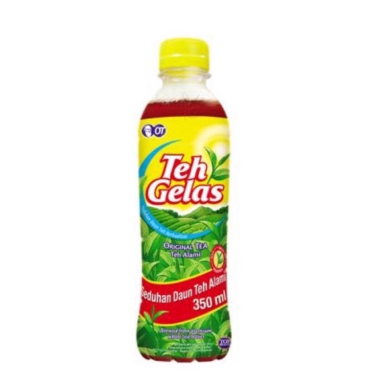 

Teh gelas botol pet 350 ml satu dus isi 12 botol