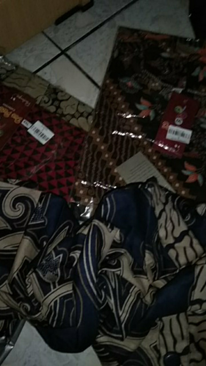 Atasan Batik Wanita Blouse Lengan Panjang