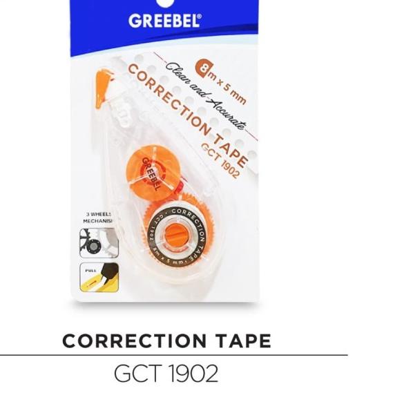 

♧ GREEBEL GCT 1902 Correction Tape - 1902 ➩