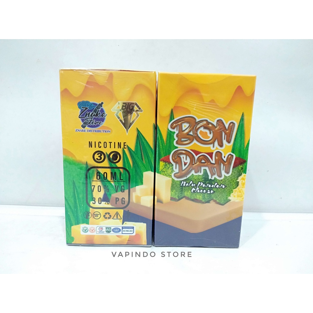 NIC 6MG BONDAN V3 BOLU PANDAN CHEESE 60ML BY JAVA JUICE LIQUID