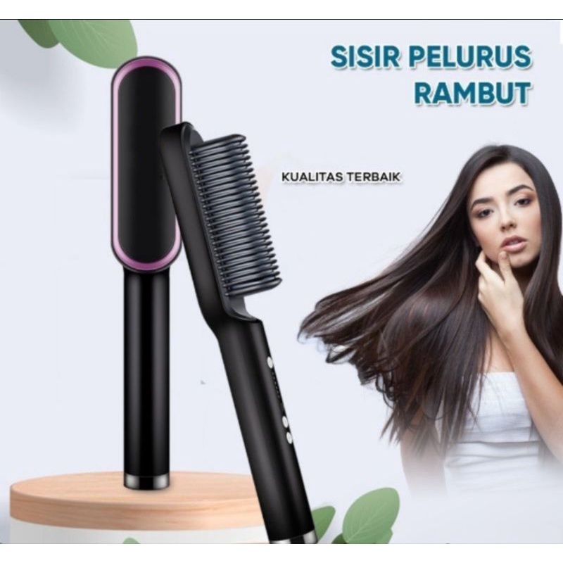 catokan sisir 2 in 1 lurus straight curly Electric