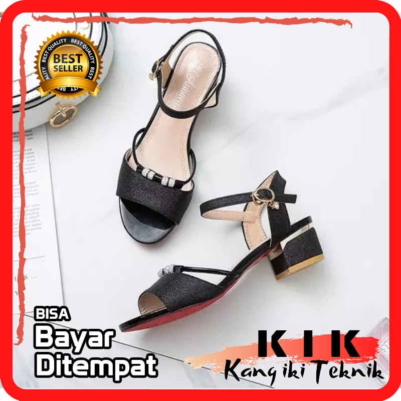 Hak Tahu Casual DV DNS/27 - Hitam 36 - PROMO -  Bisa COD - TERLARIS - TERMURAH