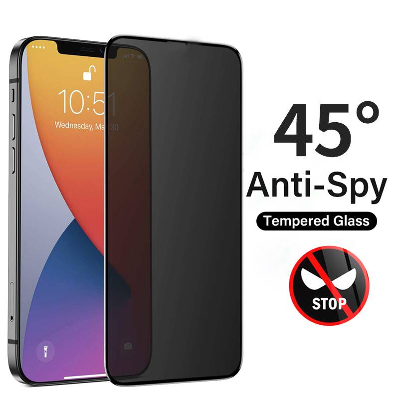 Best Privacy 9H Tempered Glass For iPhone 13 Pro Max mini Anti Spy Peep Screen Protector For iPhone 12 Pro Max Mini