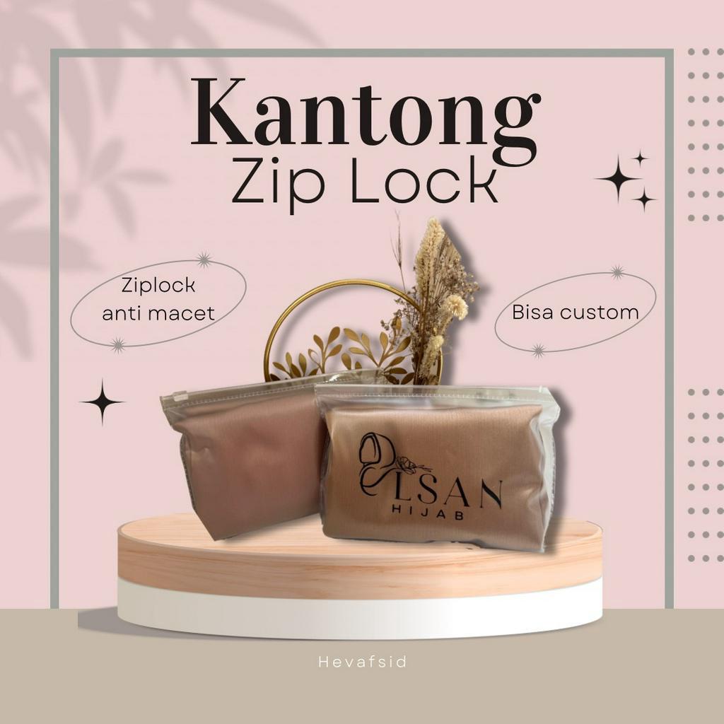 Kantong Zip Lock / travel pouch / kantong zipper by elsanhijab