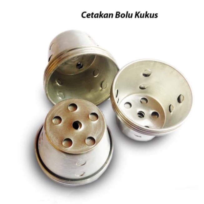 Cetakan Bolu Kukus / Cetakan Kue Bolu / Cetakan Muffin Aluminium Press (isi 12pcs)