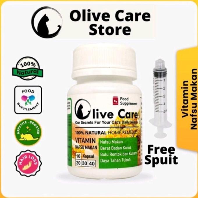 VITAMIN KUCING PENAMBAH NAFSU MAKAN Berat Badan Kurus Gemuk Bulu Obat