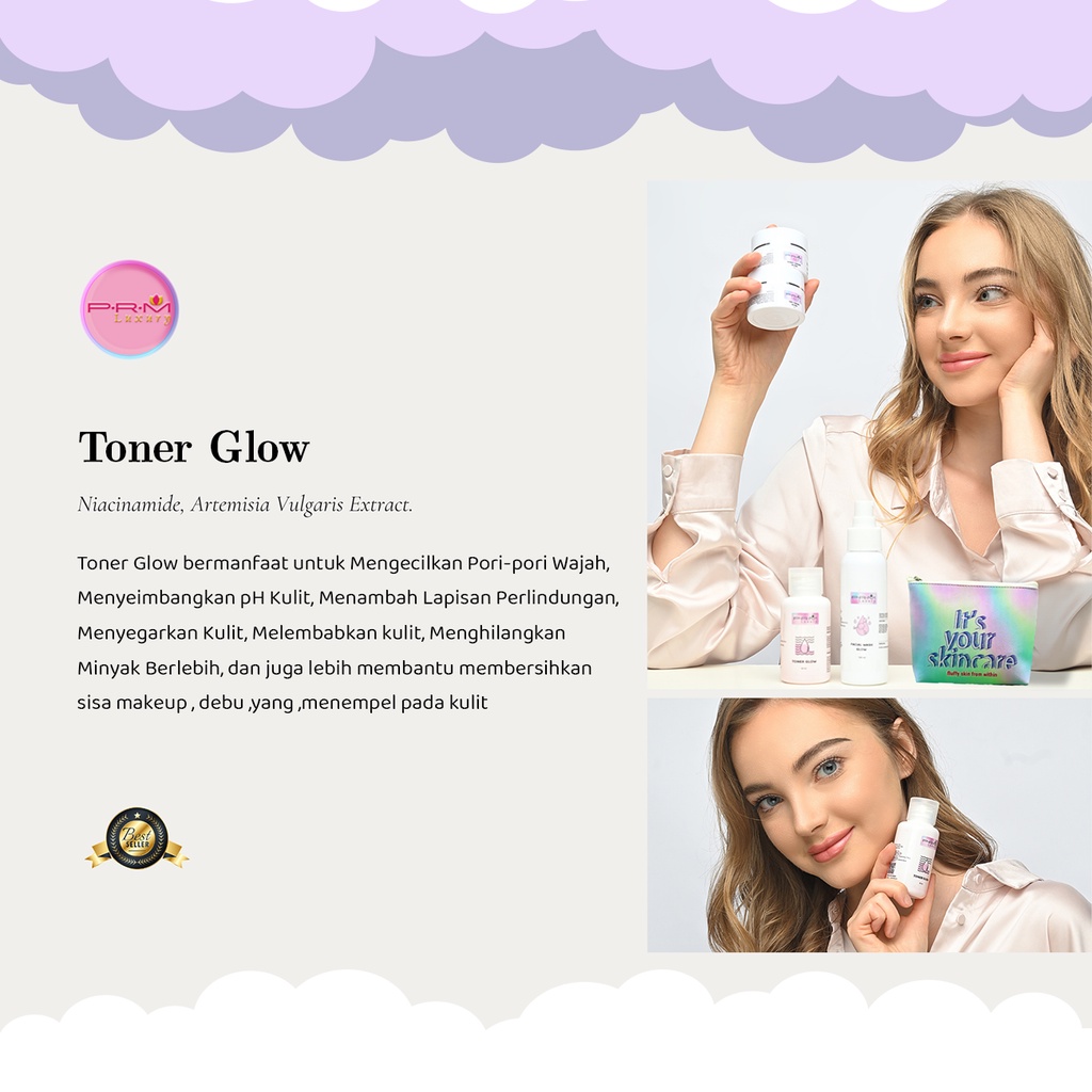 TONER SERIES GLOW PRM LUXURY &amp; GLOW LUXURY SKINCARE BPOM