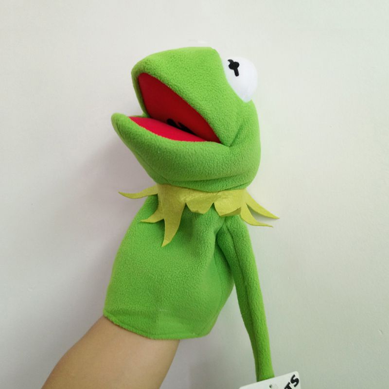 Street The Sesame Show Kermit The Frog Plush Hand Puppet Anak 40cm Mainan Hadiah